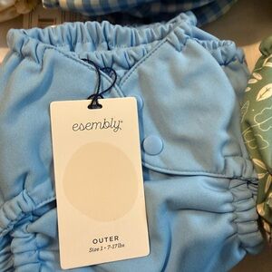 Blue Esembly Diaper Cover Size 1